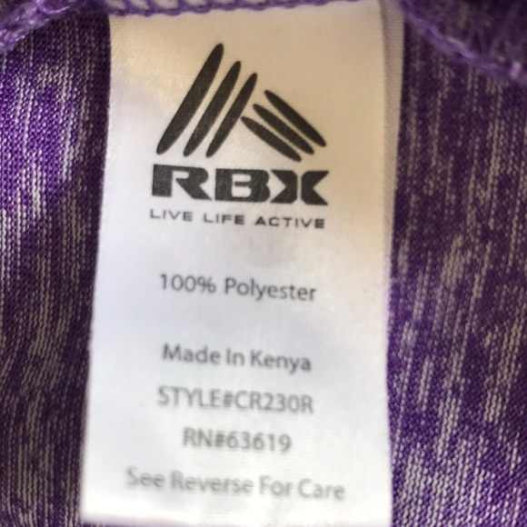 RBX PURPLE ATHLETIC SHIRT - Picture 4 of 5